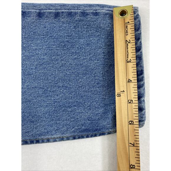 Vtg Levis 550 Jeans Women Plus Size 22 Light Wash Denim Relaxed Fit Tapered Leg - Picture 12 of 13